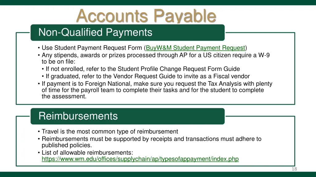 accounts payable non qualified payments