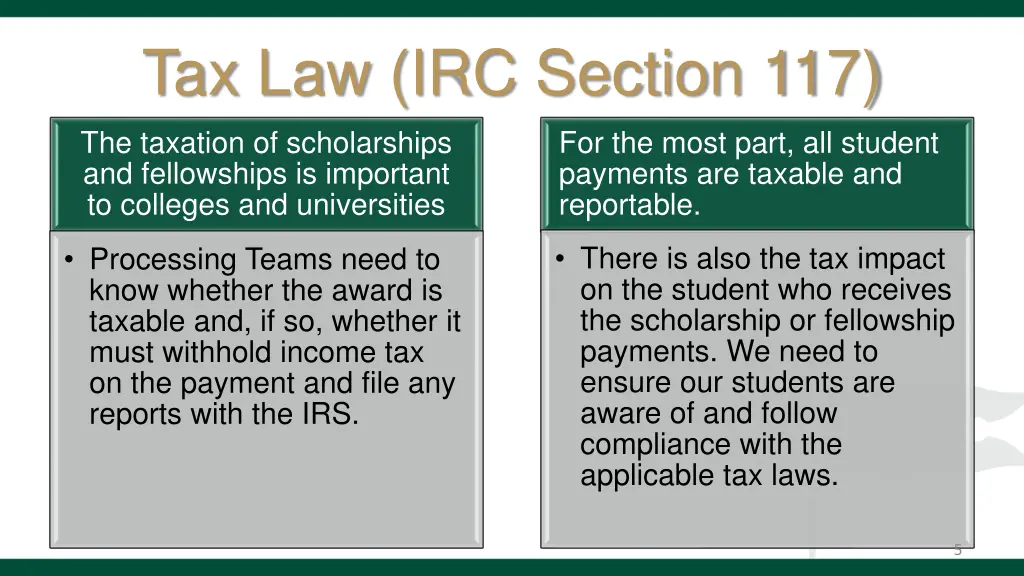 tax law irc section 117