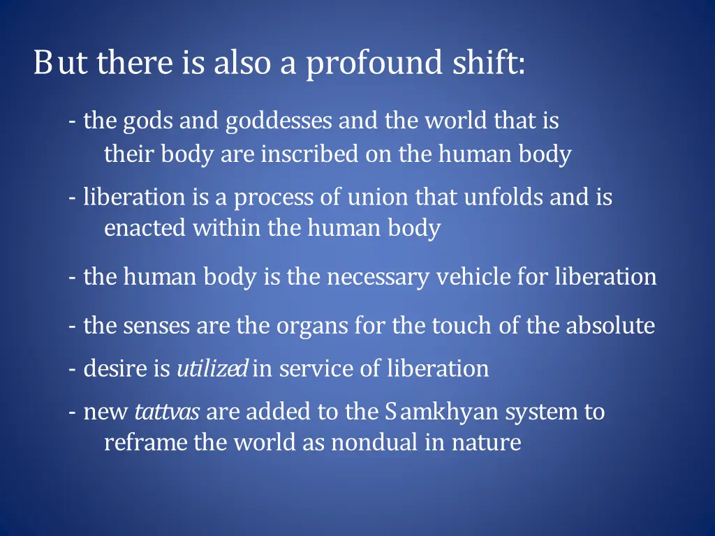 but there is also a profound shift the gods