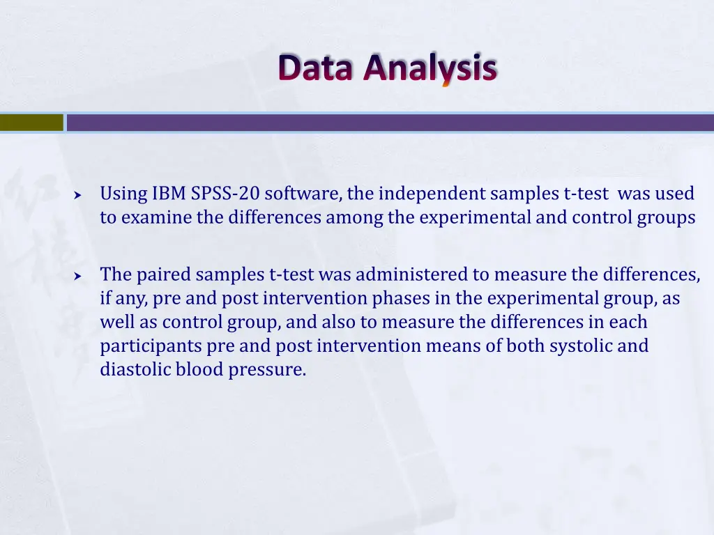 data analysis