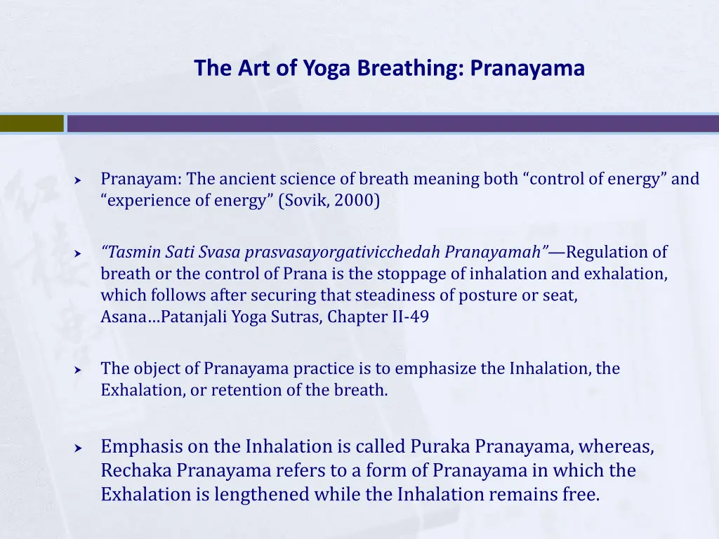 the art of yoga breathing pranayama