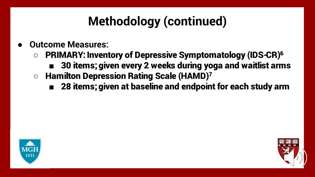 methodology continued