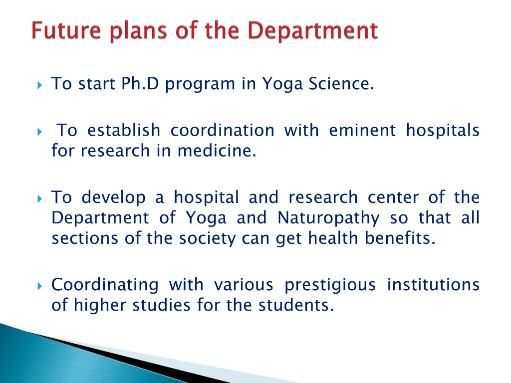 to start ph d program in yoga science