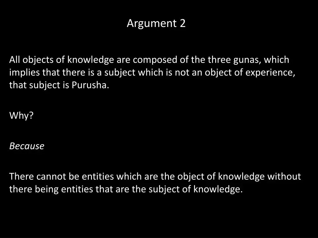 argument 2