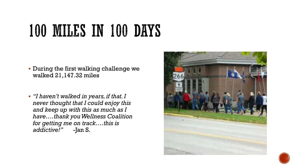 100 miles in 100 days 1