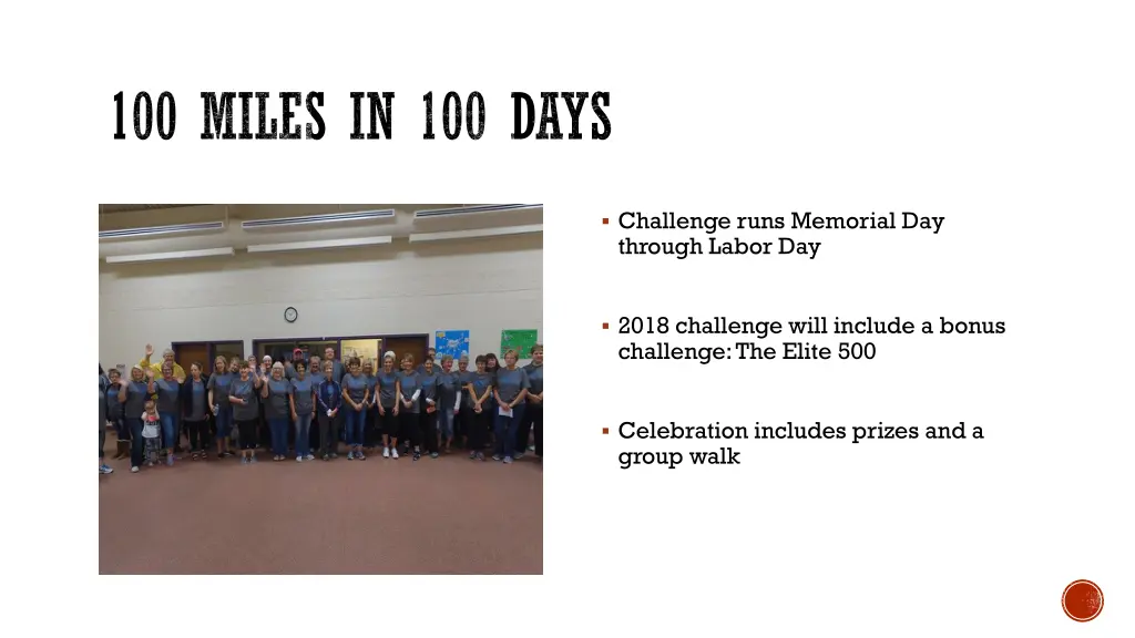 100 miles in 100 days 2