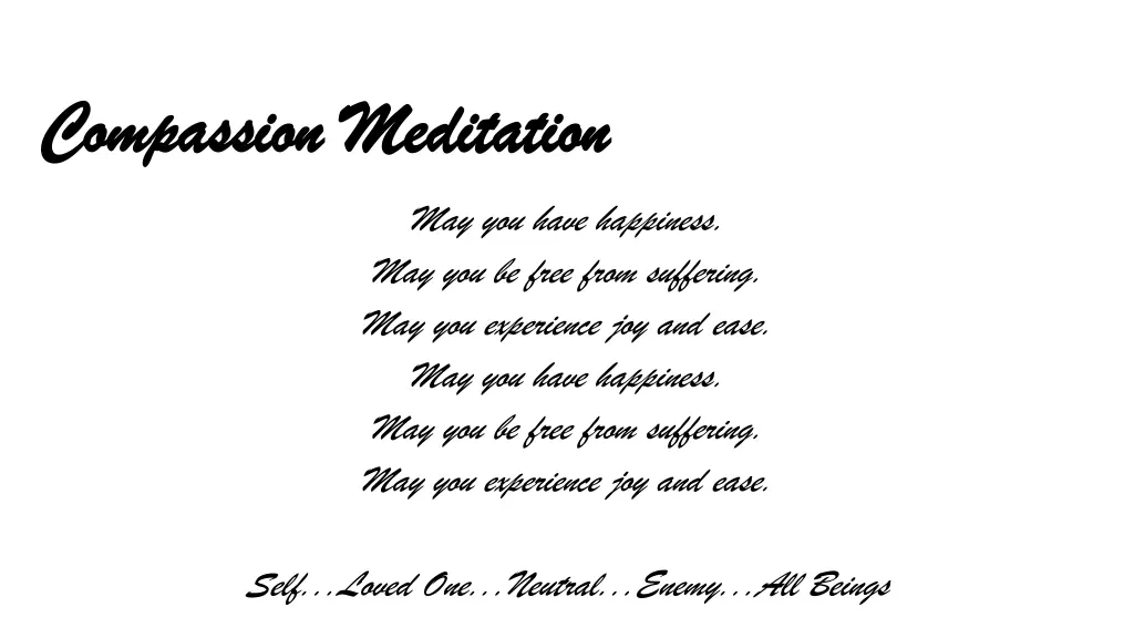 compassion meditation compassion meditation