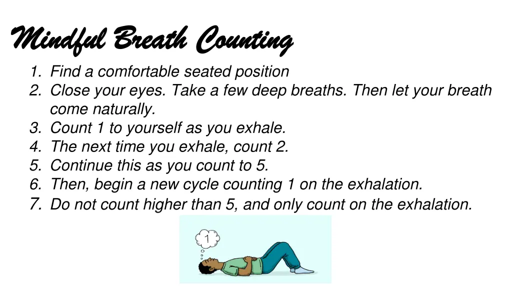 mindful breath counting mindful breath counting