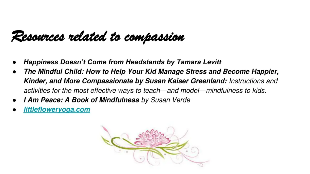 resources related to compassion resources related