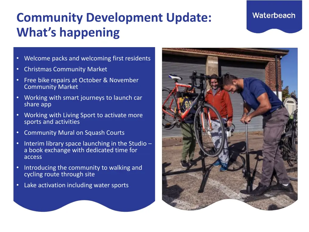 community development update what s happening