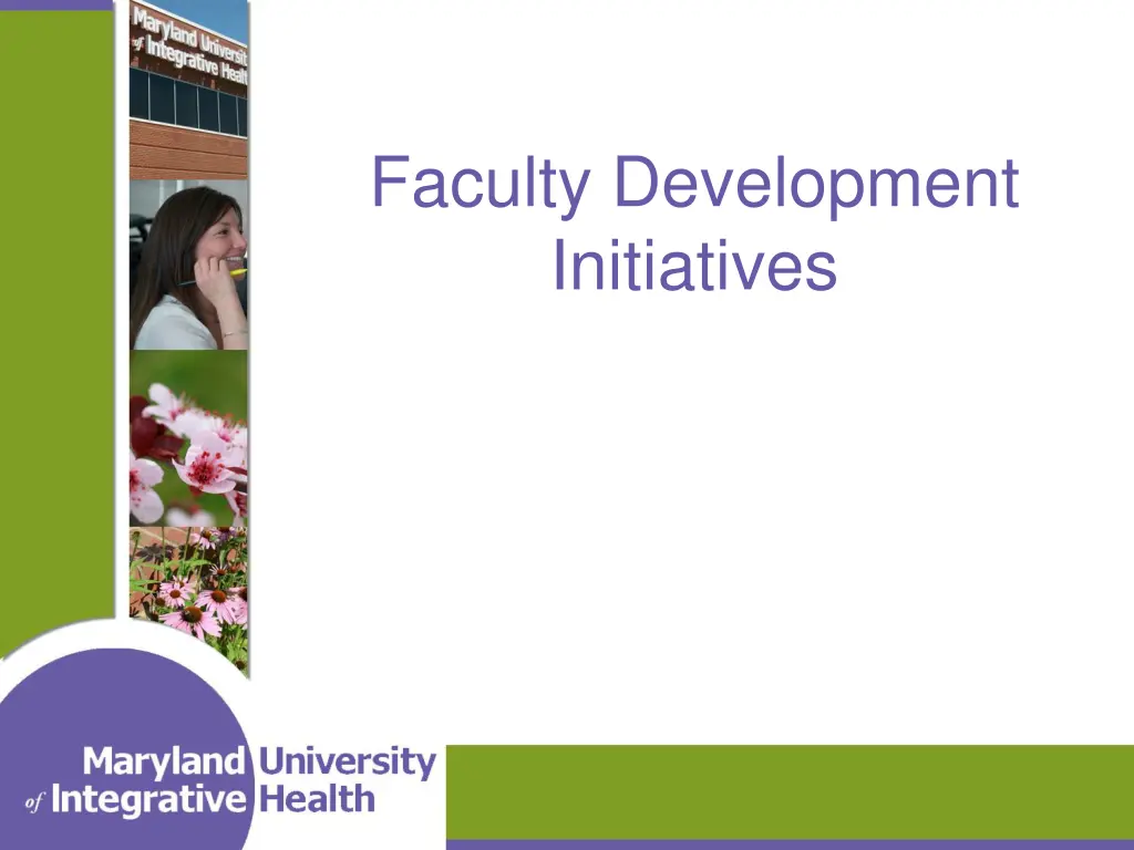 faculty development initiatives