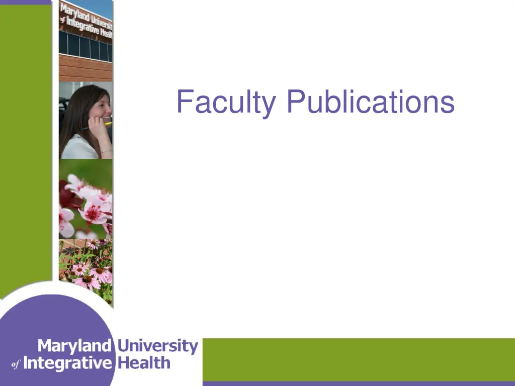 faculty publications