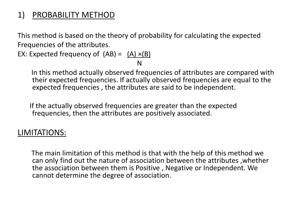 1 probability method