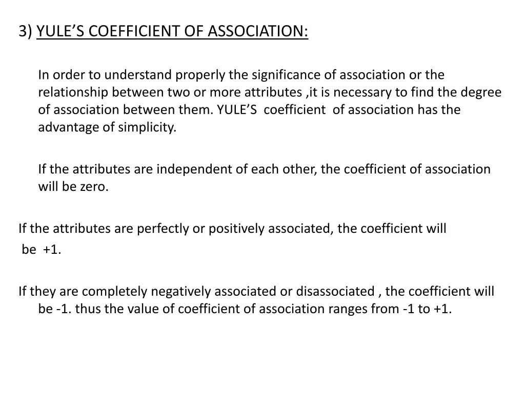 3 yule s coefficient of association
