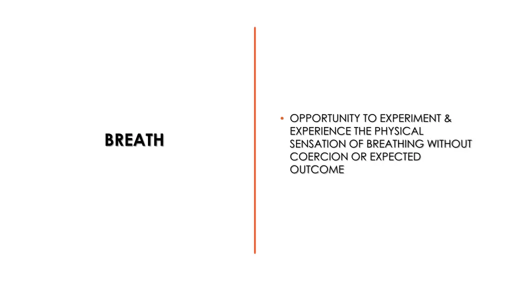 opportunity to experiment experience the physical