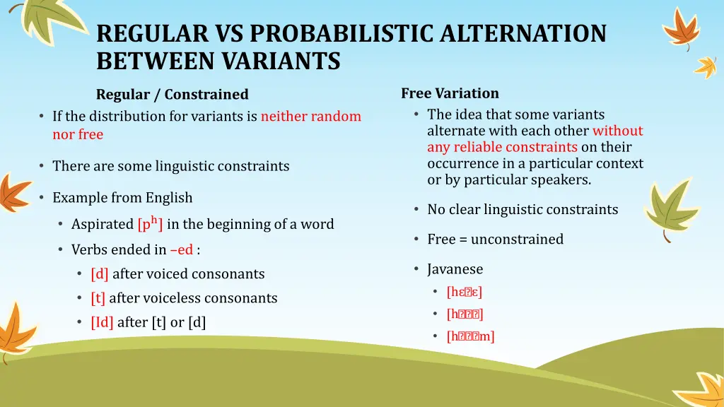 regular vs probabilistic alternation between