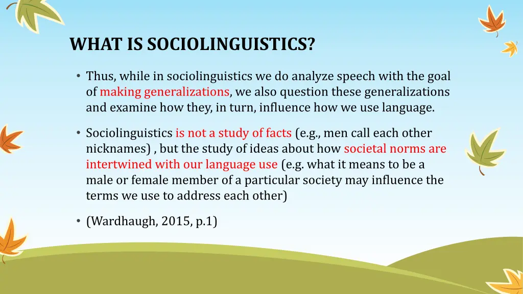 what is sociolinguistics 2