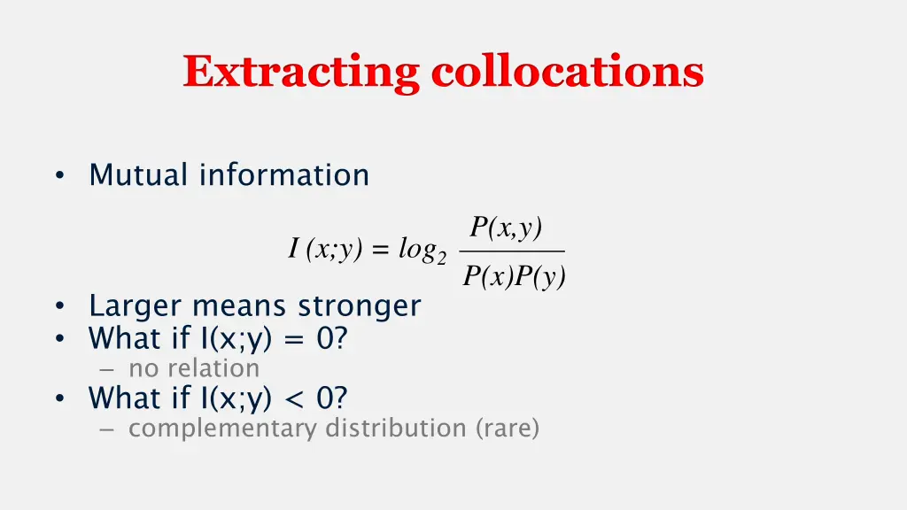 extracting collocations 1