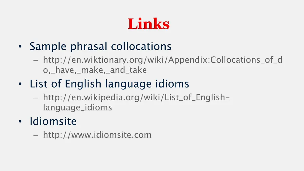 links