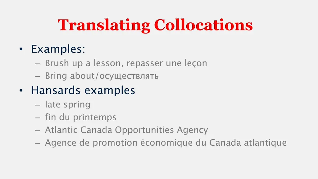 translating collocations