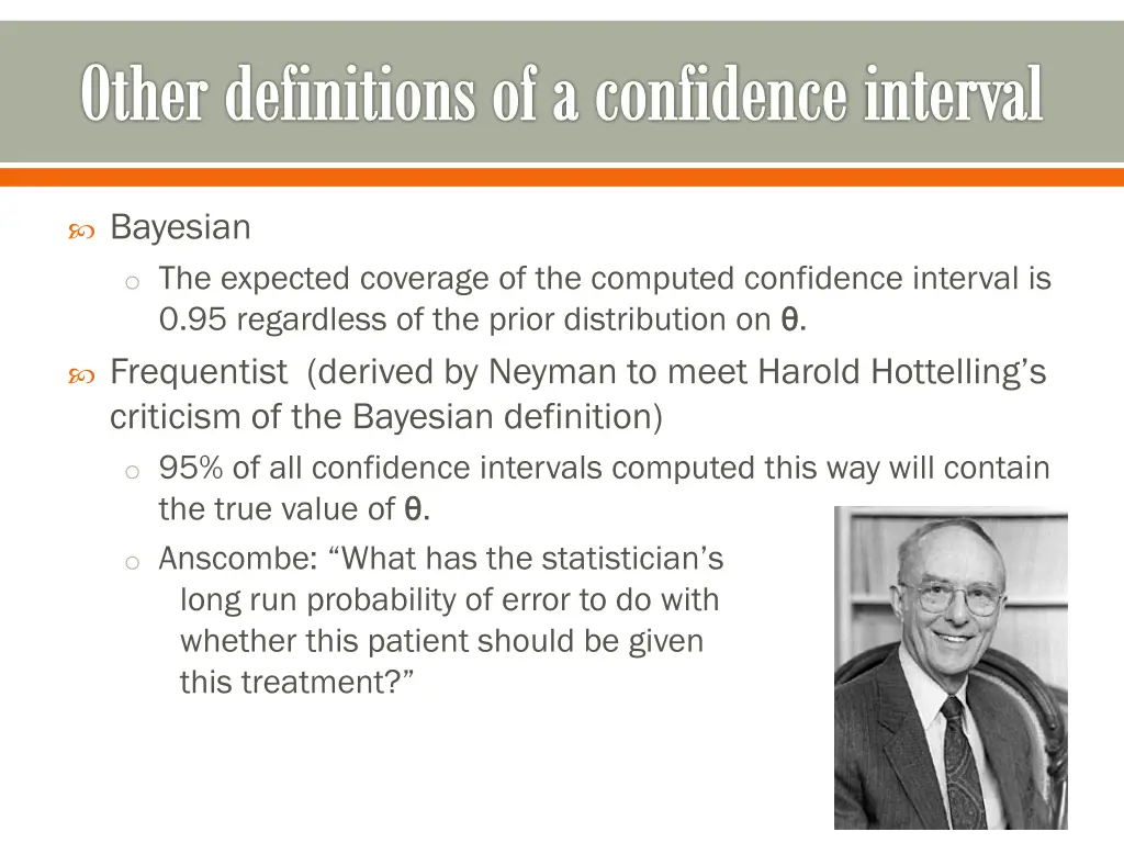 other definitions of a confidence interval