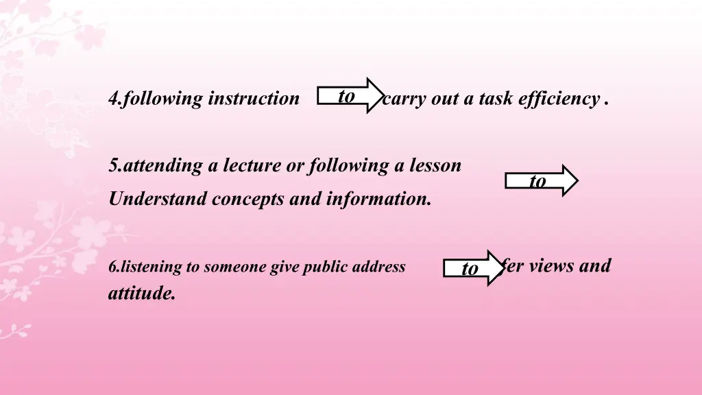 4 following instruction carry out a task