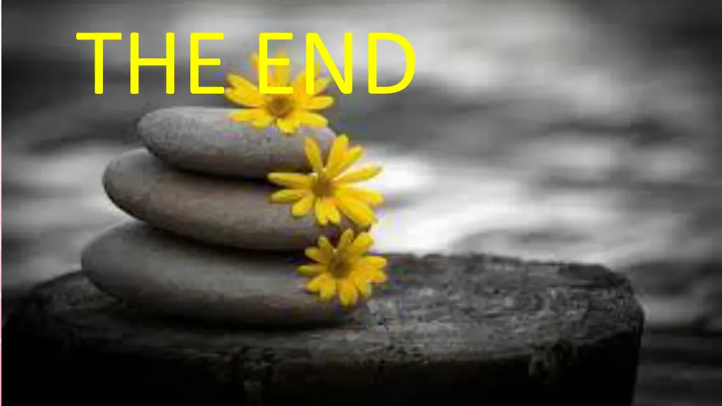 the end