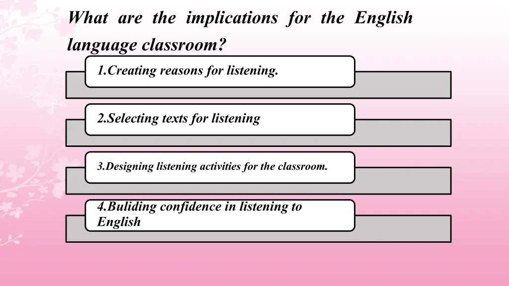 what are the implications for the english