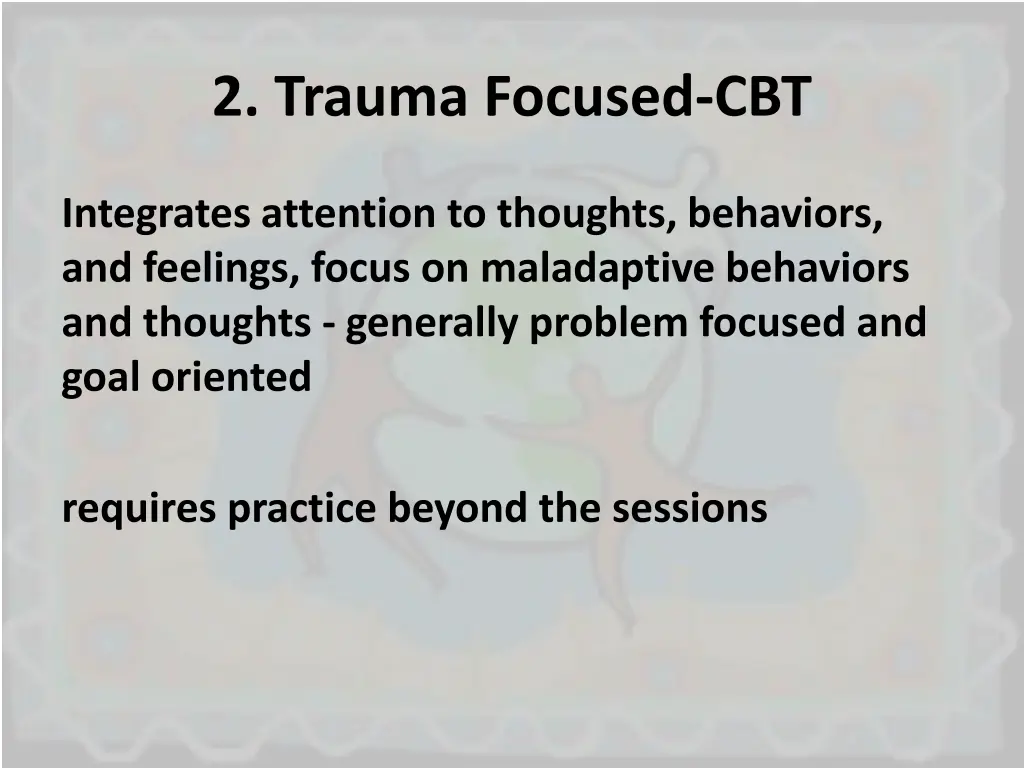 2 trauma focused cbt