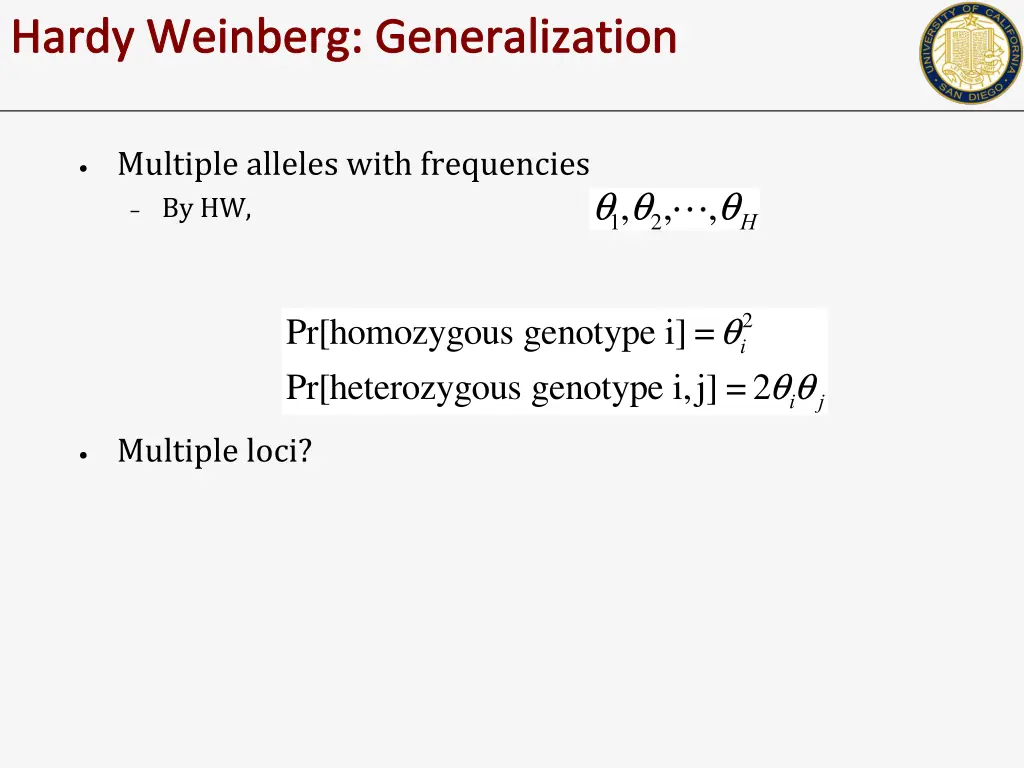 hardy weinberg generalization