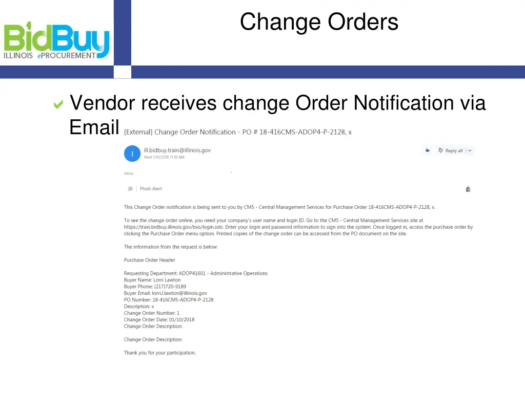 change orders