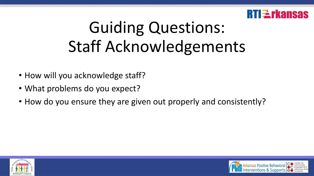 guiding questions staff acknowledgements