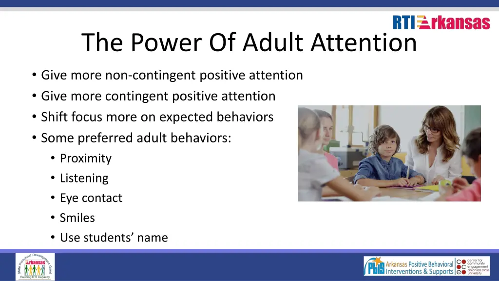 the power of adult attention