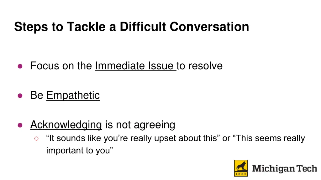 steps to tackle a difficult conversation 2