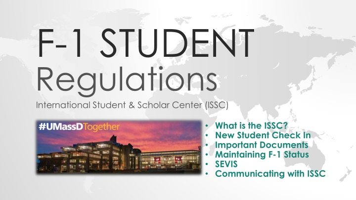f 1 student regulations international student