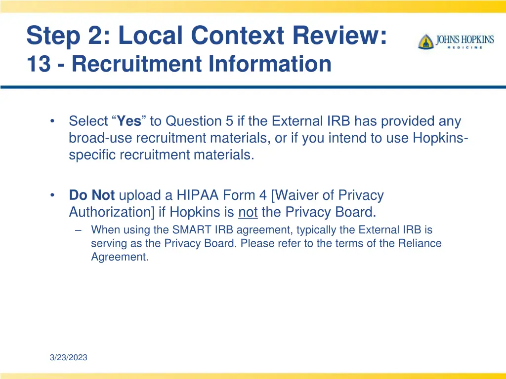 step 2 local context review 13 recruitment