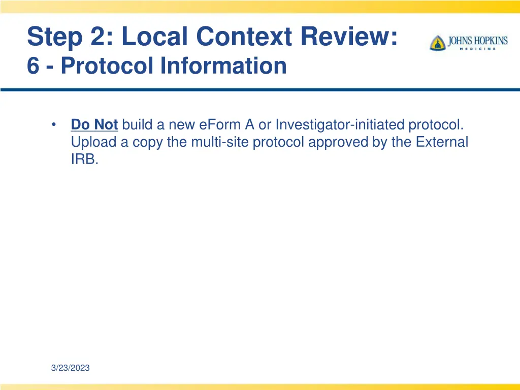 step 2 local context review 6 protocol information