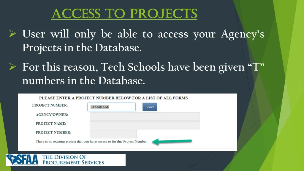 access to projects access to projects