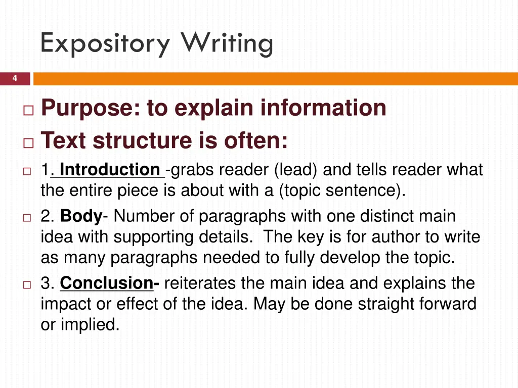 expository writing