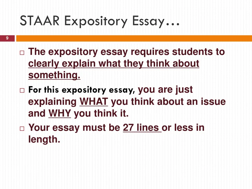 staar expository e ssay