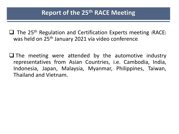 report of the 25 th race meeting