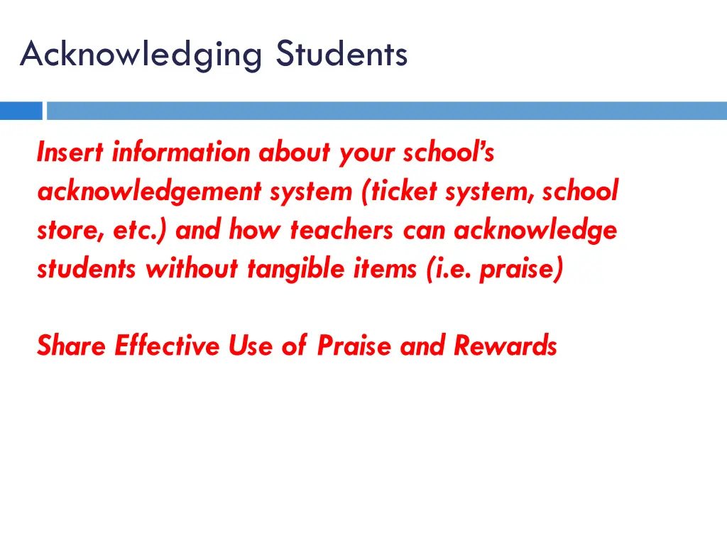 acknowledging students 3