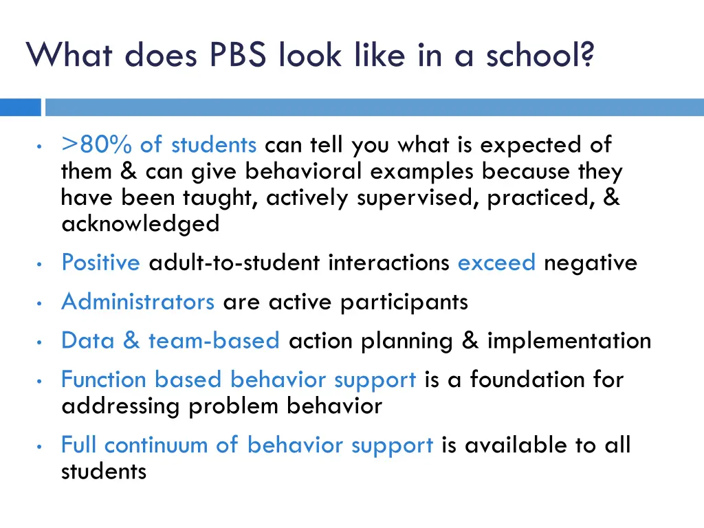 what does pbs look like in a school