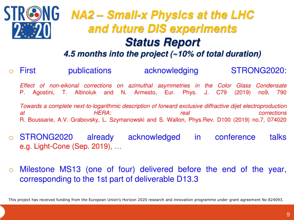 na2 small x physics at the lhc and future 7