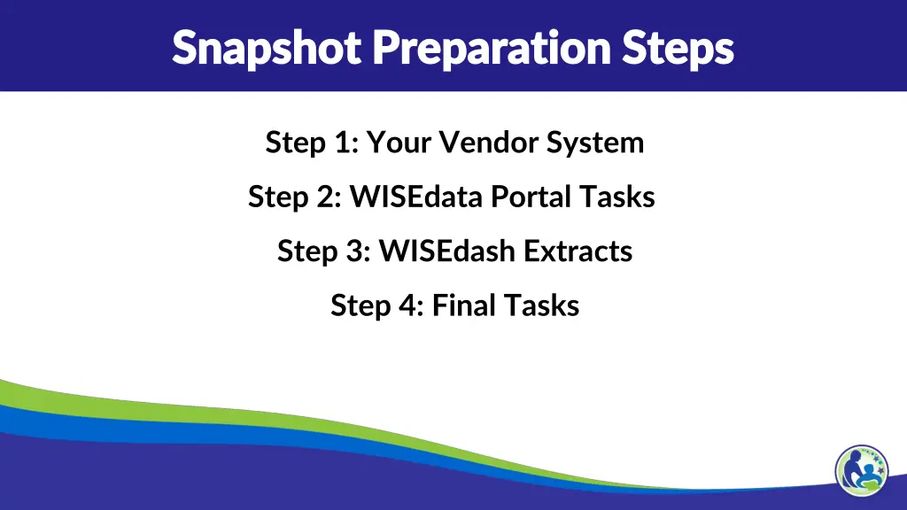 snapshot preparation steps snapshot preparation