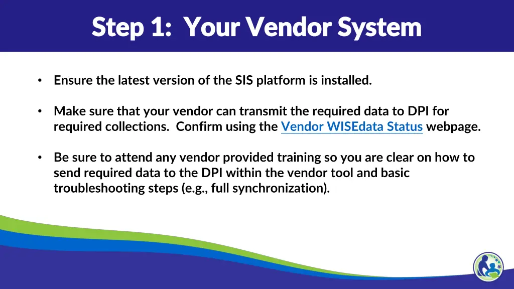 step 1 your vendor system step 1 your vendor