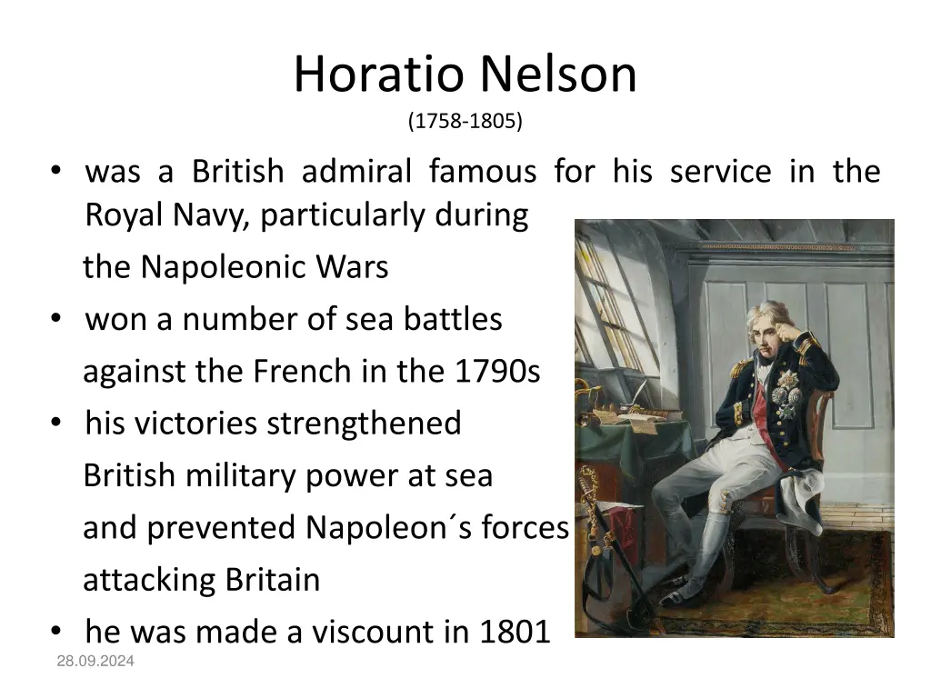 horatio nelson 1758 1805