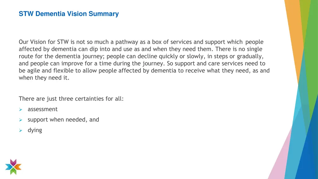 stw dementia vision summary