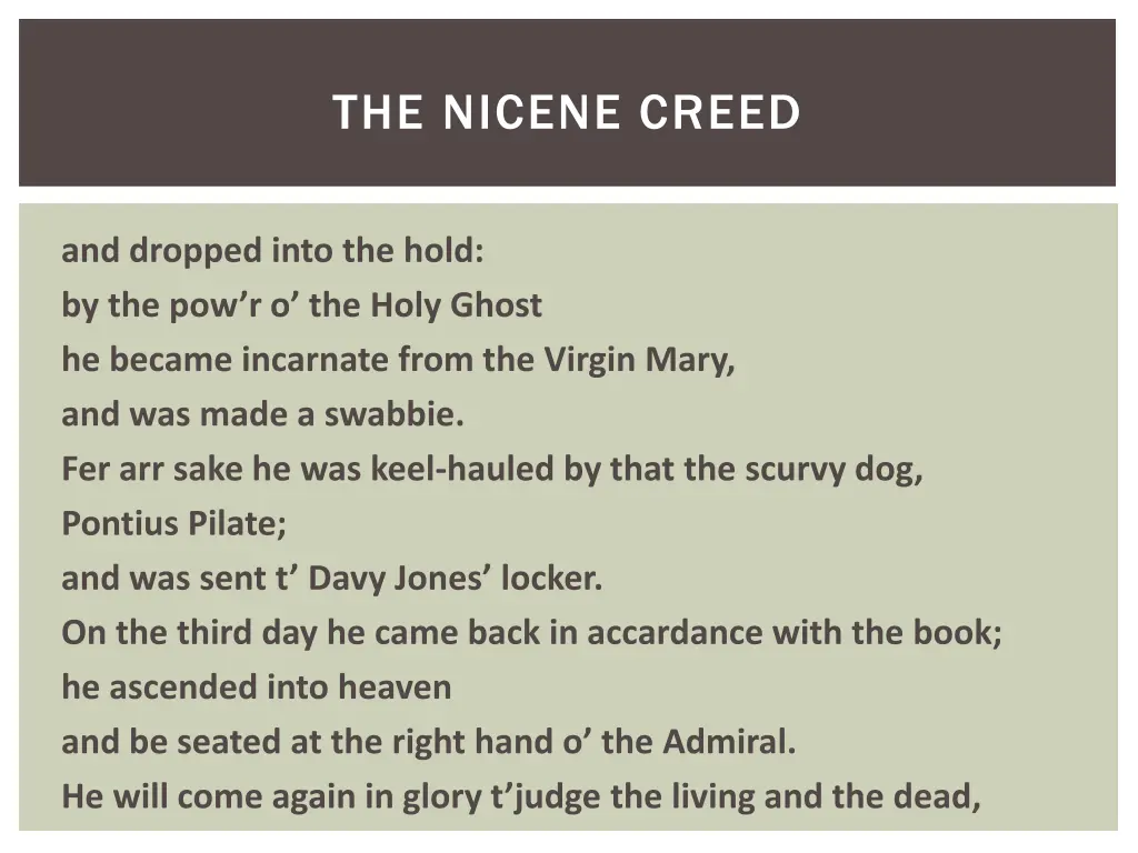 the nicene creed 1