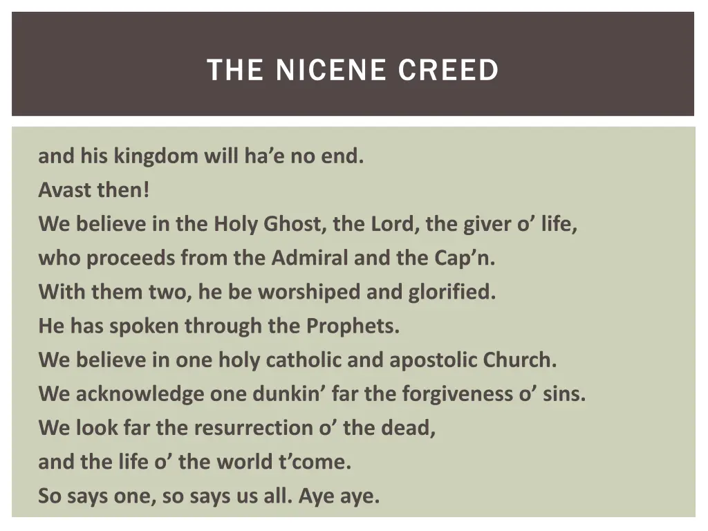 the nicene creed 2